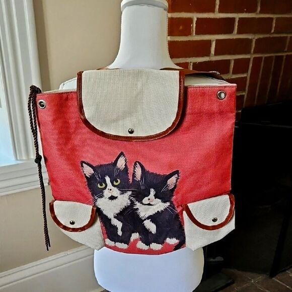 Other - NWOT Cat Print Backpack